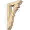Ekena Millwork Merced Slat Rough Sawn Bracket w/ Offset Brace, Douglas Fir, 6"W x 22"D x 34"H BKT0604X22X34MRC06RDF - alternate 1